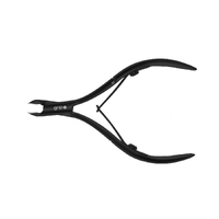 Grip Cuticle Nipper with Cap Matte Black *NEW*