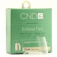 Creative CND Clear Eclipse Tips 50pk - Clearance Item [Size: #09]