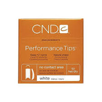 Creative CND Performance White Tips 50pk - Clearance Item