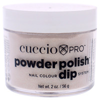 Cuccio Pro Powder Polish - Light Pink with Rainbow Glitter 45g