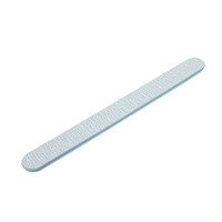 Nail File Frosty Cushion White Black with Blue Centre 100/240