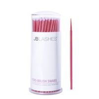 JB Lashes Micro Brush Swabs Fine Tip 1.5mm (pack of 100)