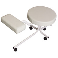 Pedicure Stool - White