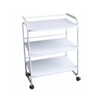 Beauty Trolley - White 3 Tier Shelf