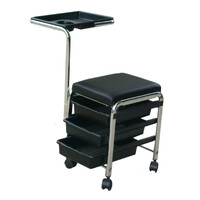 Manicure Stool - Black