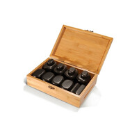 Hot Stone 28 Piece Set 100% Basalt Rocks for Body Massage