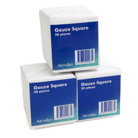 Facial Gauze Squares Large 30cm x 30cm 50pk