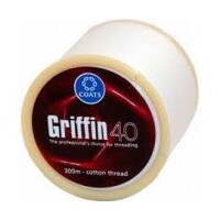 Griffin 40 White Threading Cotton 300m